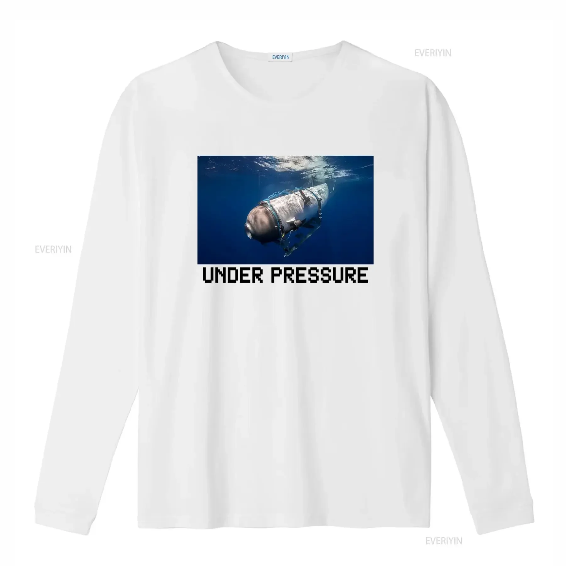 Under Pressure Ocean Gate Satire Y2K Slogan Funny Bootleg Retro Sarcastic T Shirt vintage Washed homme Stylish Soft graphic