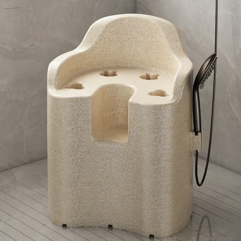 

Elderly Bathing Seat EPP Bathroom Small Sofa Anti Slip Shower Chair Bathroom Furniture Sitting Stool Seat Bench