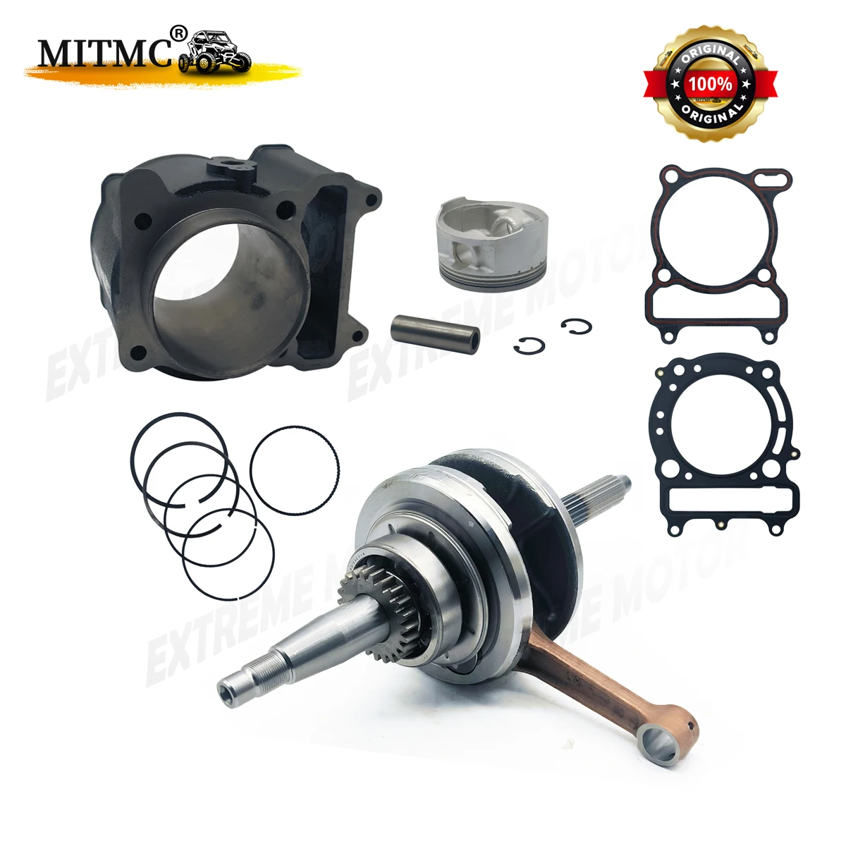 MITMC Engine Crankshaft Cylinder Kit For LINHAI 400CC LH 400 ATV UTV CUV QUAD Motorcycle Parts And Accessories 27238 27228