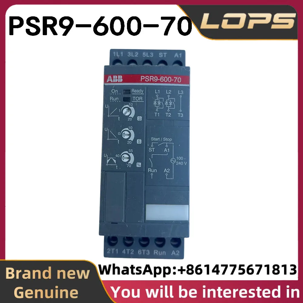 PSR9-600-70 ABB Inverter Brand New Original 1SFA896105R7000 Soft starter for motor, power 4KW In stock，welcome consult