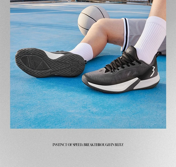 361 Degrees BIG3 Team 4.0 Herren-Basketballschuhe, stabiler Aufprallschutz, langlebig, verschleißfest, atmungsaktiv, Turnschuhe 672621113 – Detail 32