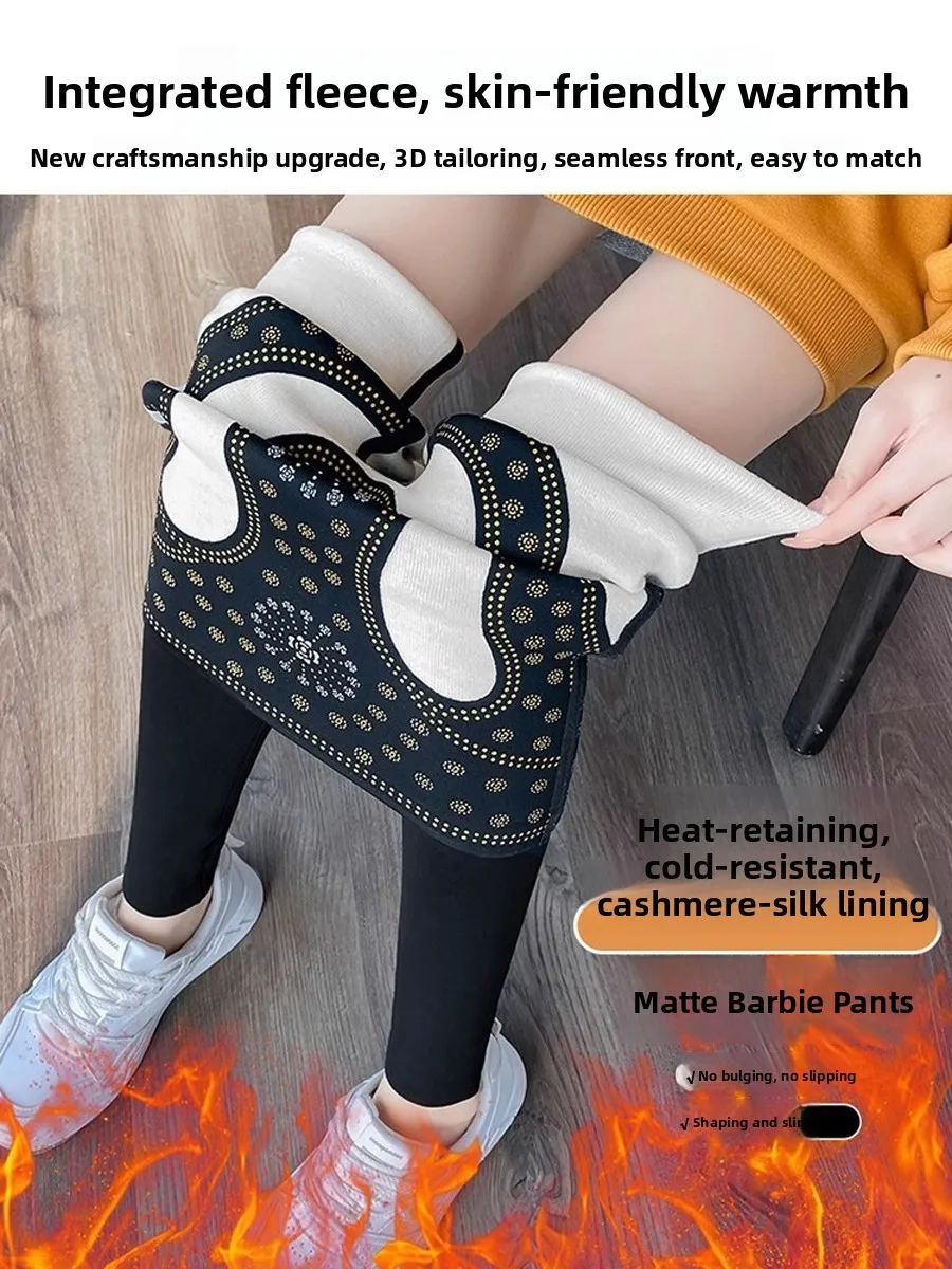 Women's Fce Lined arkskin Yoga Pants High Waist Butt Lifting Thiened Autumn Winter New Sle Slim Fit Warm Base Layer ...
