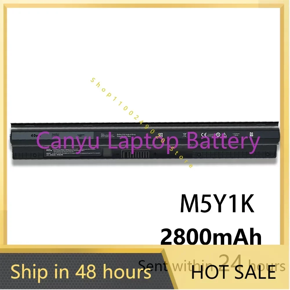 2024 GXVJ3  Battery For  Inspiron 17-5755 5758 5559 3576 M5YIK WKRJ2 6YFVW 1KFH3 K185W hd4j0 453-BBBR INS14UD-1108W P60G