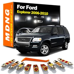 MDNG 13Pcs Canbus  LED Interior Reading Map Dome Trunk Light Kit For Ford Explorer 2006 2007 2008 2009 2010 Led Bulbs Canbus