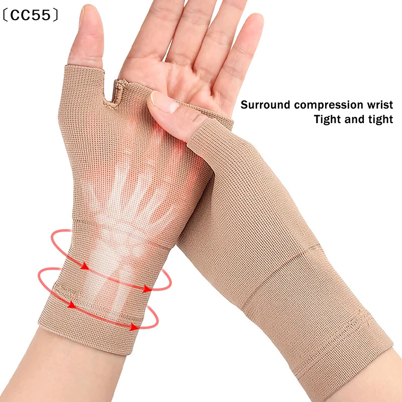 〔CC55〕Tenosynovitis Arthritis Gloves Compression Wrist Thumb Band Belt Carpal Tunnel Hands Wrist Support Brace Strap Sleeve