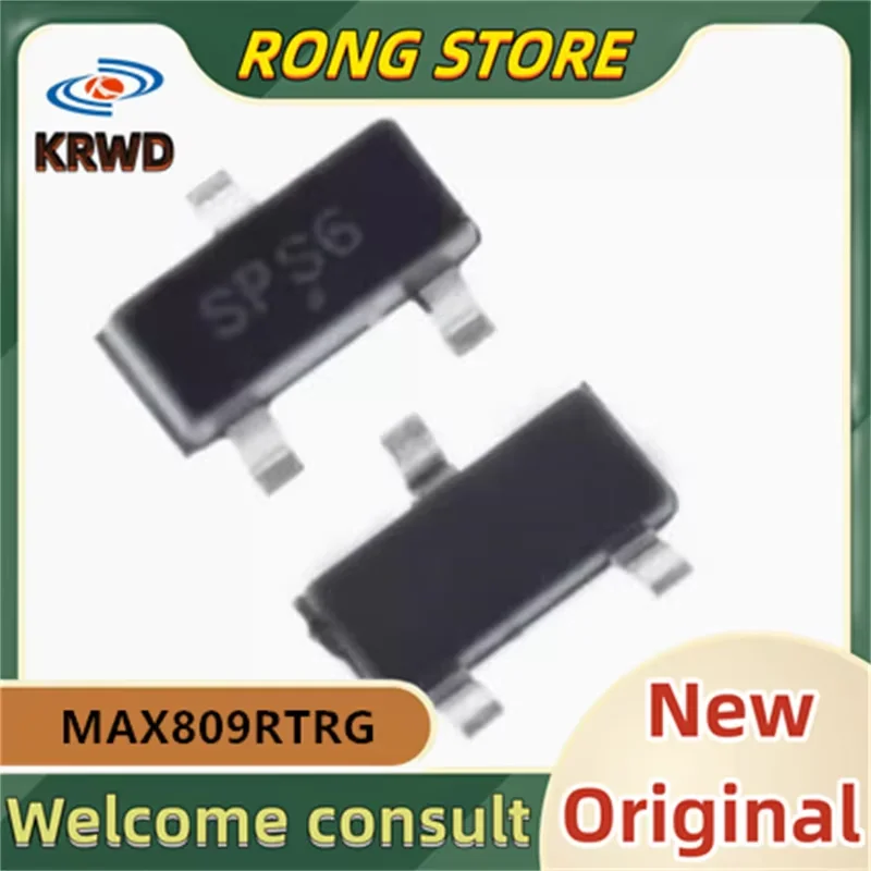 

30PCS SPS6 New and Original Chip IC SOT23-3 MAX809RTRG MAX809RT MAX809