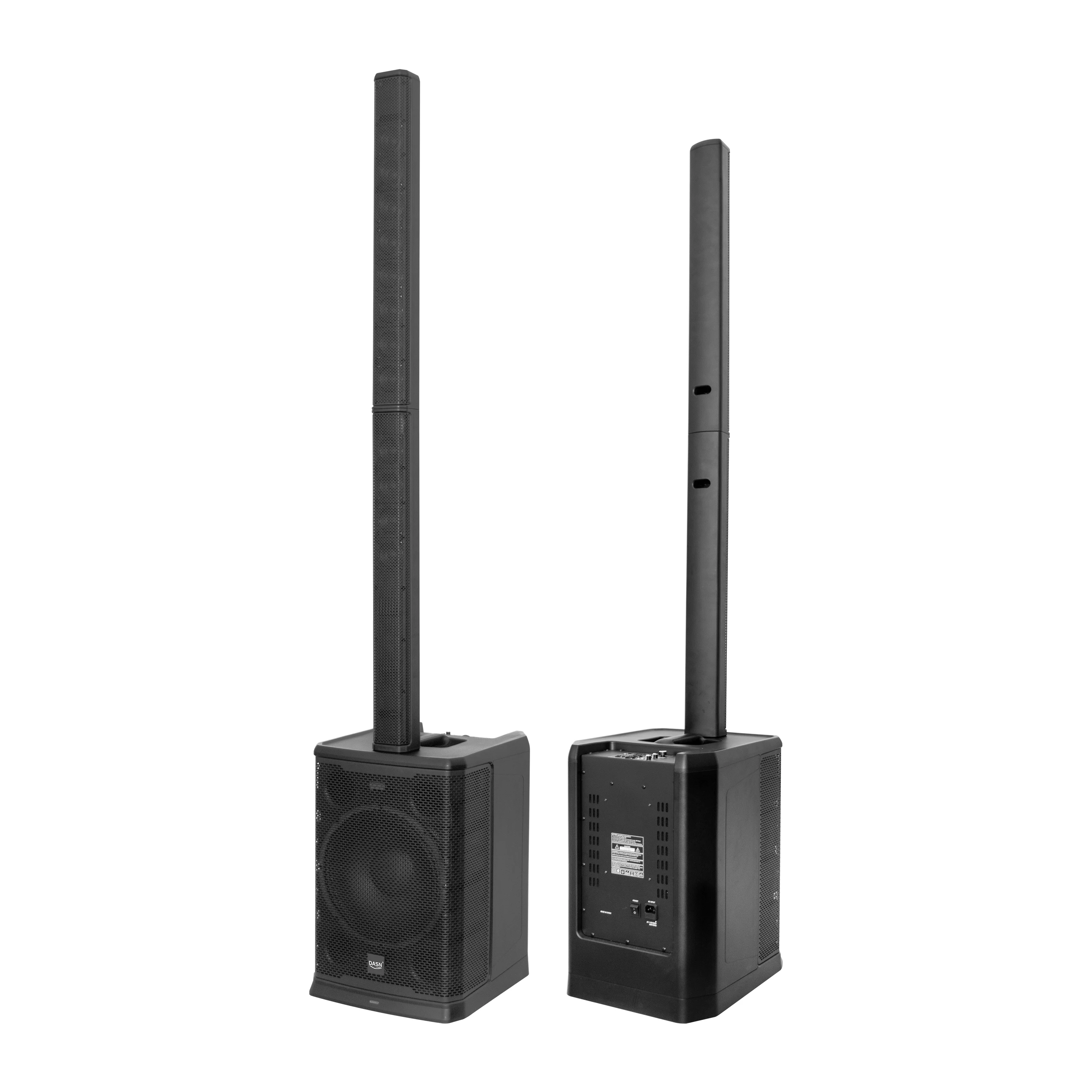 4000W Peak 1000W RMS Audio Dj Party Stage Indoor Outdoor Active Professional Column Speaker 12 Inch Subwoofer PA System