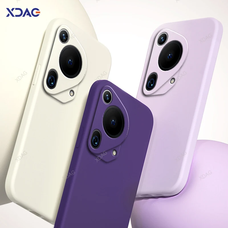 

Двухслойный чехол для телефона с внутренней флокировкой для Huawei Pura 70 Ultra Pro Plus Pro + 70Ultra 70Pro 5G, мягкие силиконовые чехлы на заднюю панель