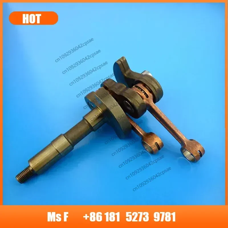 DLE60 Crankshaft Connecting Rod Assembly, Crank Shaft Conrod Spare Part For RC Fixed Wing Gaso line Airplane Engine