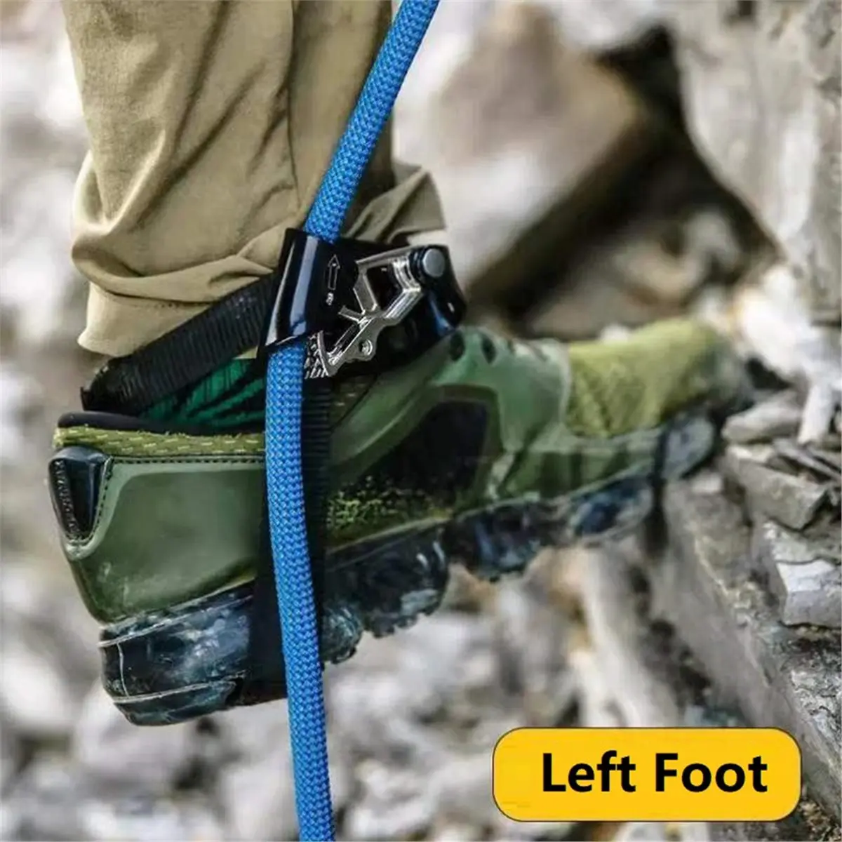 Rock Climbing Foot Ascender Right Left Foot Ascend Mountaineering Climbing Rope Access Arborist Caving Outdoor Gear A