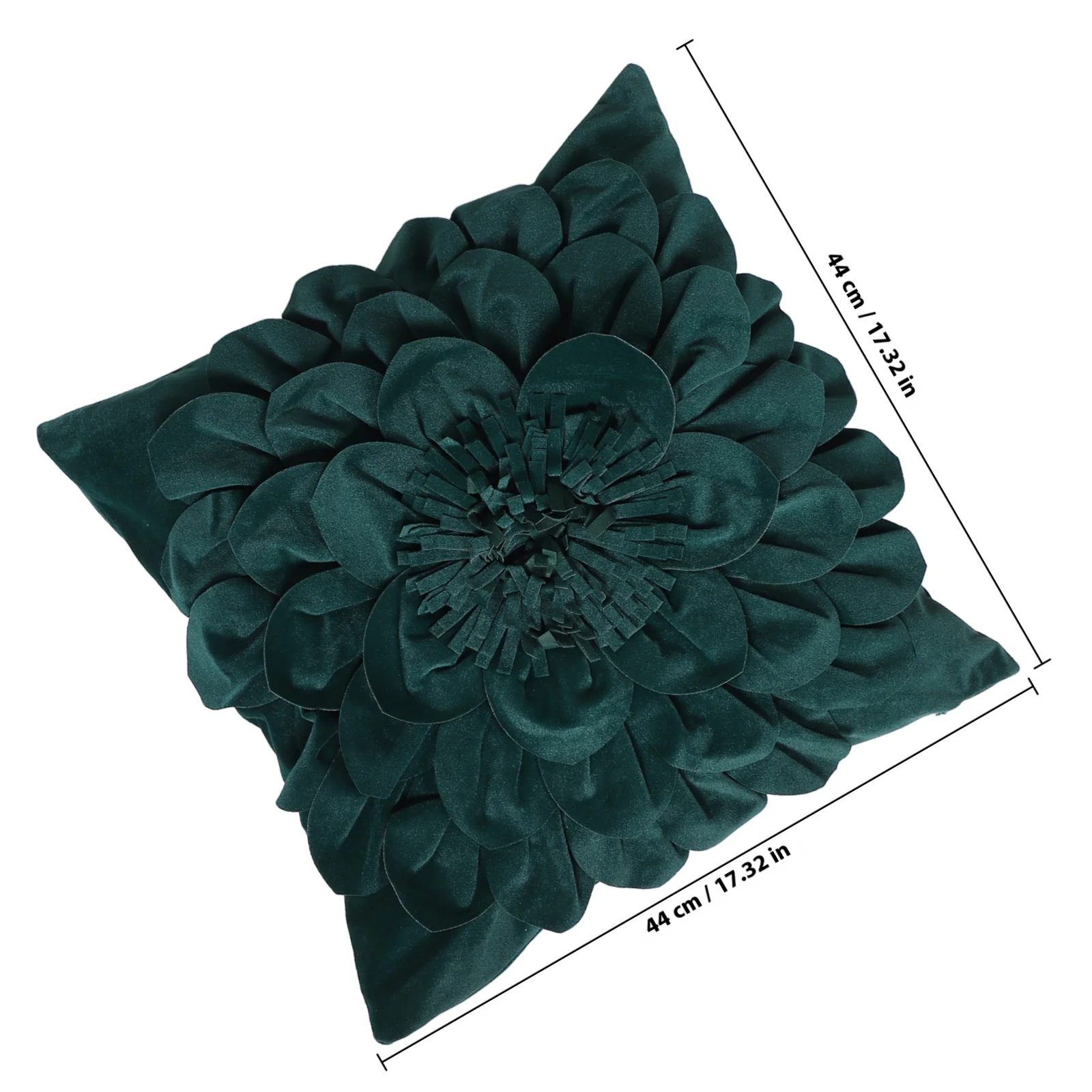 ثلاثية الأبعاد غطاء وسادة الأزهار عيد الميلاد البتلة رمي كيس وسادة لينة قابل للغسل وسادة الزخرفية كم ل أريكة سرير سيارة غرفة نوم المنزل