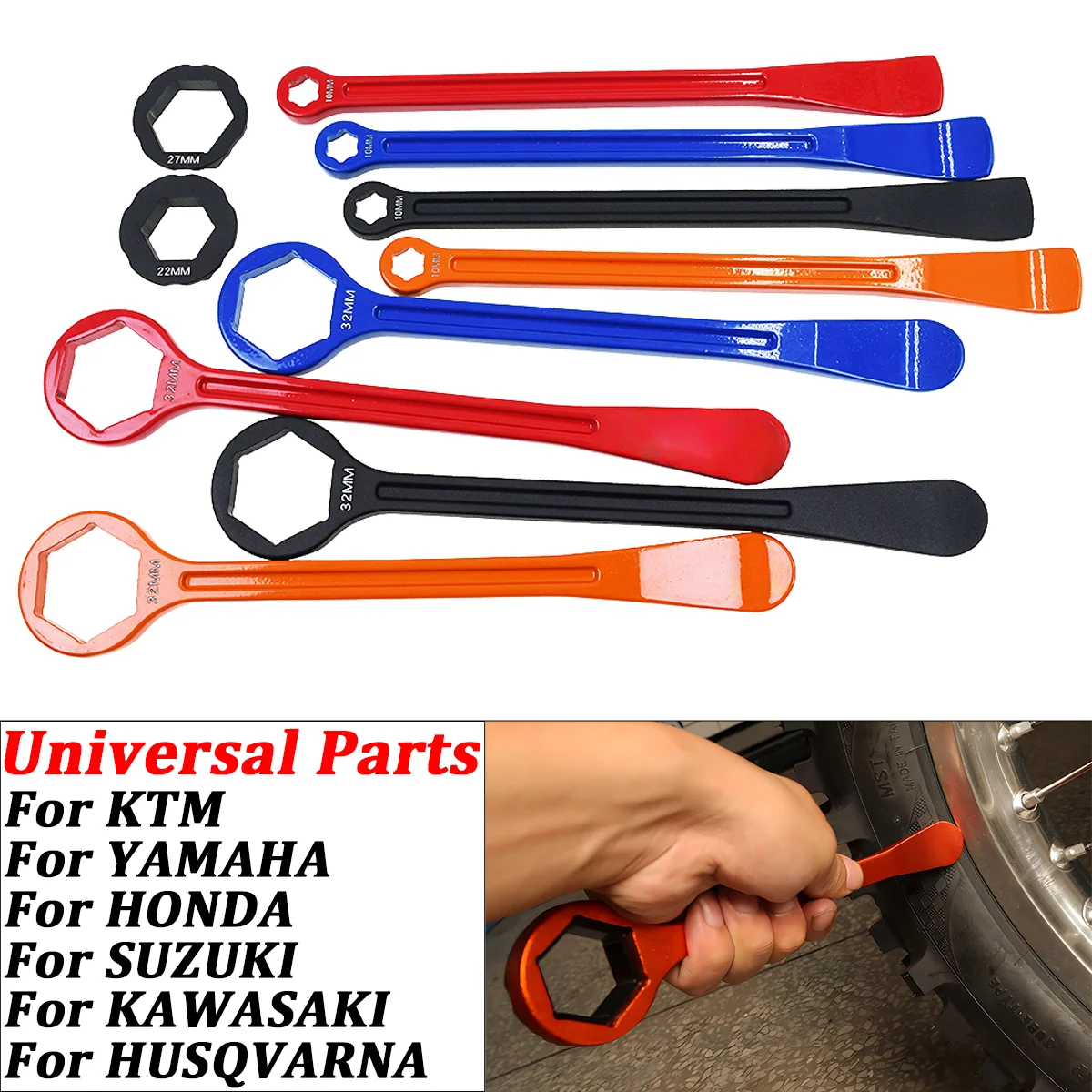 

Motorcycle CNC aluminum alloy tire rod repair tool for KTM XC XCF EXC EXCF Yamaha YZ YZF Honda Husqvarna TE TC Suzuki Kawasaki