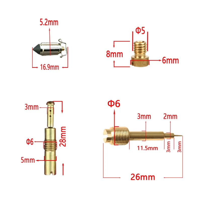 Kit de réparation de carburateur Honda XL600V NATO SALP PD06, pièces de carburateur à flotteur XLfemelle à intervalles de type V