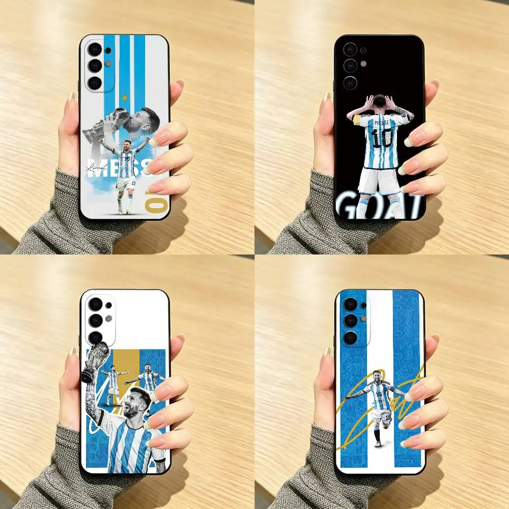 F-Football Lionel Messi-10  Phone Case Black Silicone Soft For Samsung S25,S24,S21,S22,S23,S30,Ultra,S20,Plus,Fe,Lite