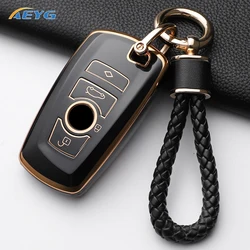 TPU Car Remote Key Case Cover For BMW 520 525 f30 f10 F18 118i 320i 1 3 5 7 Series X3 X4 M3 M4 M5 Key Chain Accessories