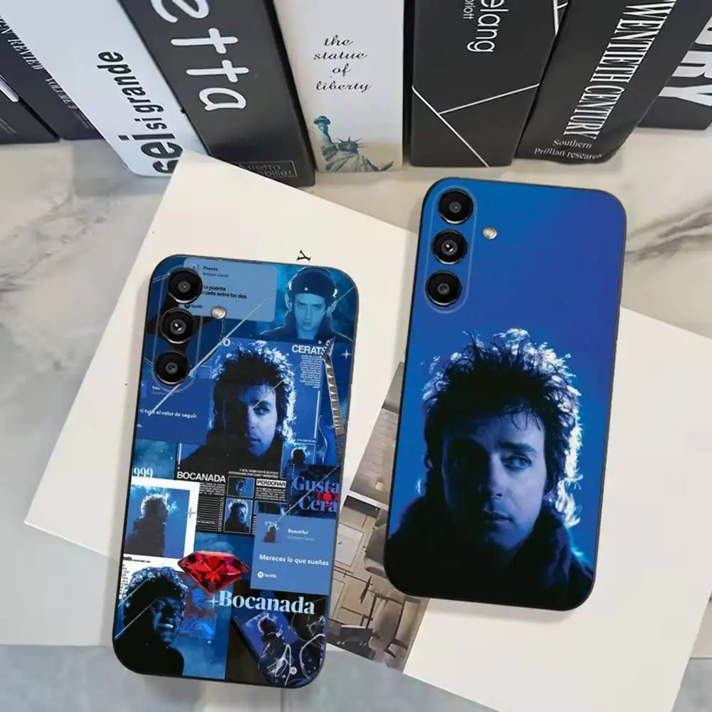 

G-Gustavo Cerati Phone Case For Samsung Galaxy A20,A21s,A22,A31,A32,A52,A53,A72,73,A80 Soft Black Cover