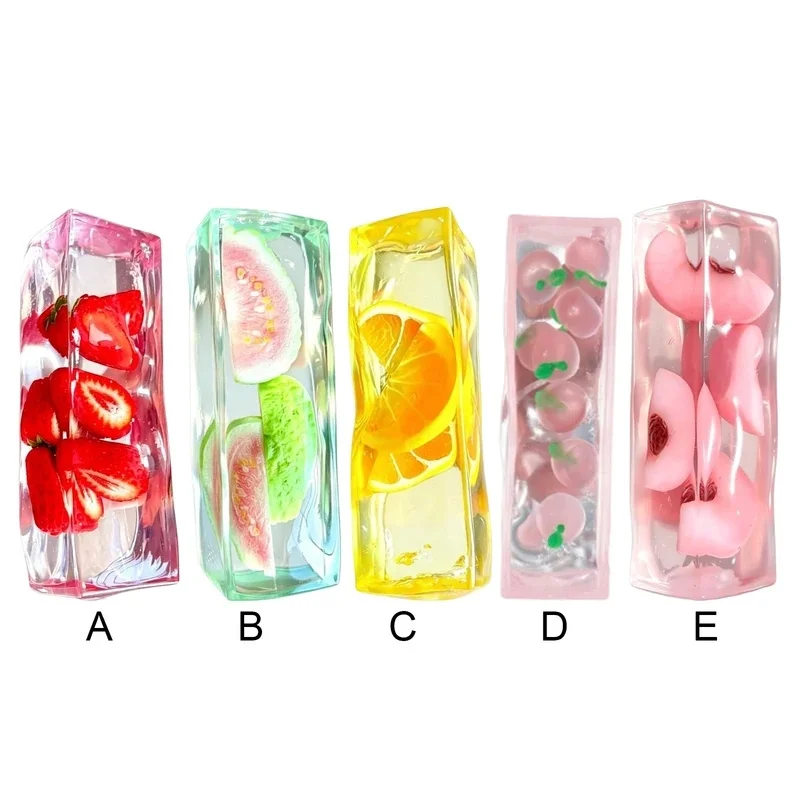 Fruit Shape Soft Squeeze Dough Stress Relief Gadget for Adults Desktop Accessory & Party Favor