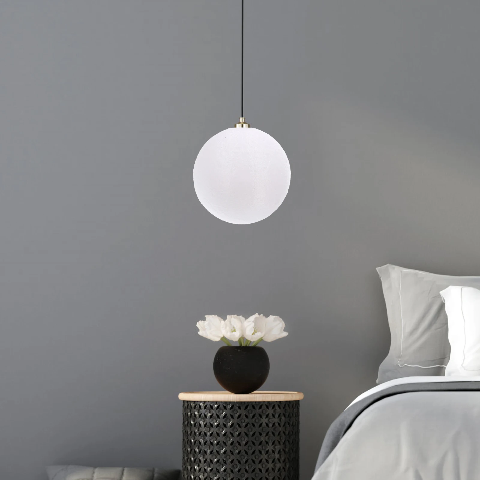 

Delicate Table Lamp Shade Replacement Light Cover For Bedroom Living Room Hotel Durable Acrylic Design Modern Ball Style Floor