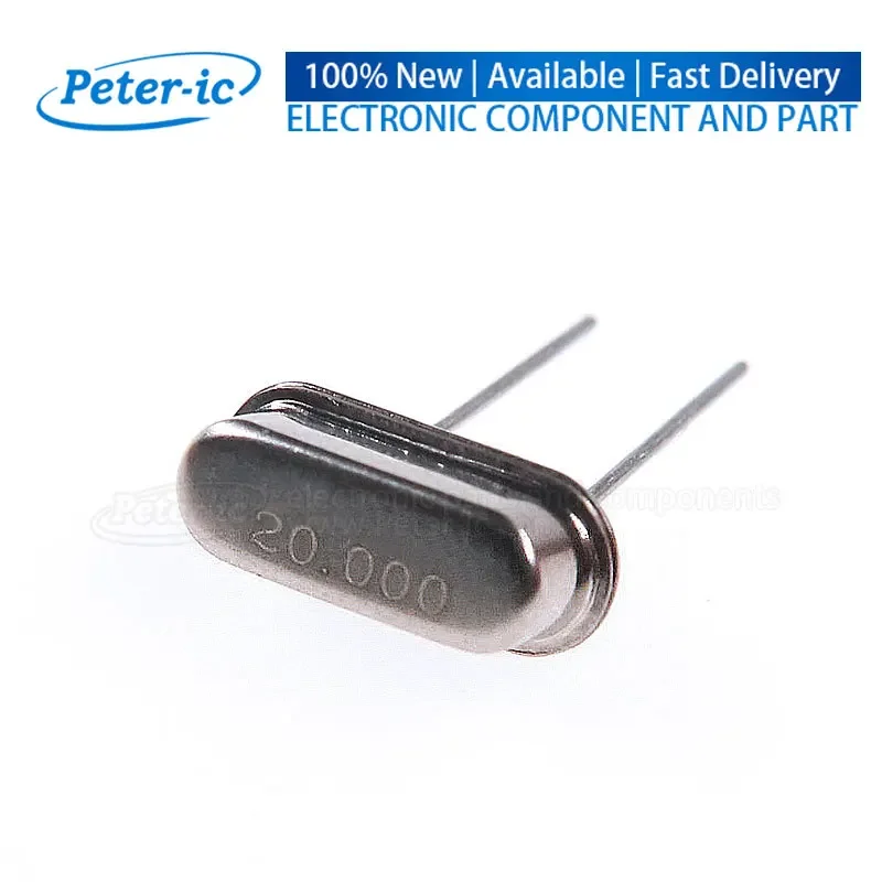 20M Hzhz DIP 2pin HC-49S Passive Crystal Oscillator 20M Hz Clock Oscillator Quartz Crystal Oscillator Crystal(10piece)