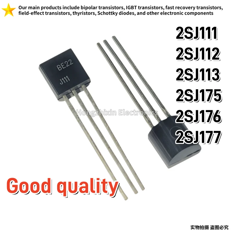 50PCS 2SJ111 2SJ112 2SJ113 2SJ175 2SJ176 2SJ177 TO-92 Direct insertion of low-power transistor