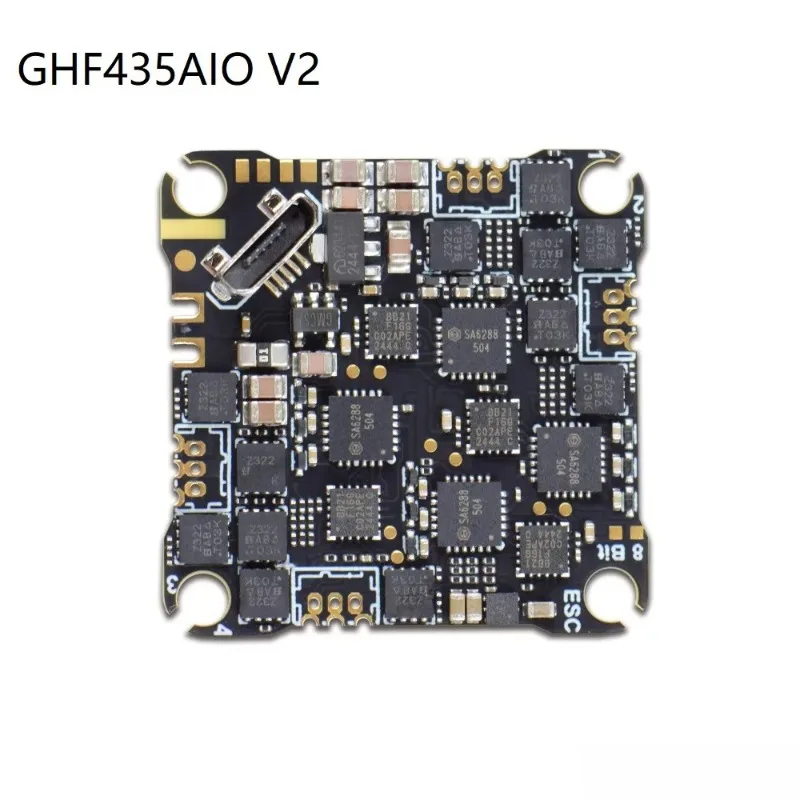 GHF435 AIO V2 Crossing Machine 2-4S 20A Flight Control Built-in ELRS 2.4G
