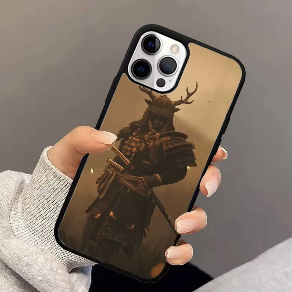 حافظة هاتف يابانية G-Ghost Face S-Samurai لهاتف iPhone 16,15,14,13,12,11,Pro,Max,Plus,Mini,Magsafe,حافظة شحن لاسلكية مغناطيسية #4