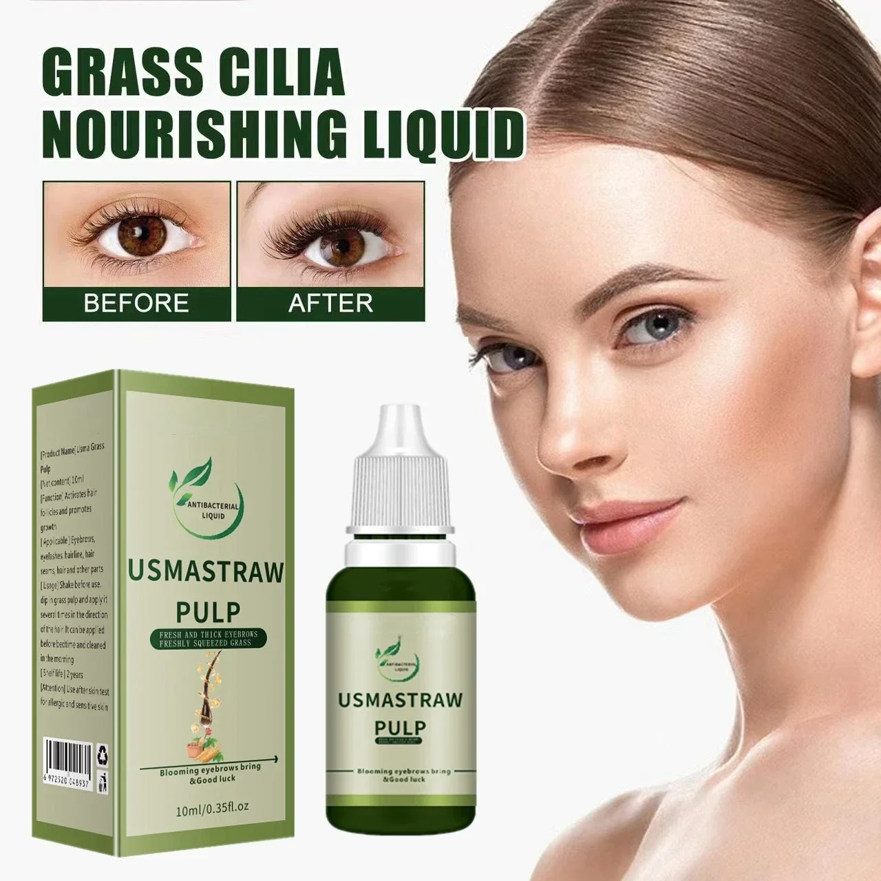 Soro De Crescimento Rápido Sobrancelha, Cabelo De Cílios, Anti Hairs Loss Liquid, Evitar a Calvície, Mais Completamente, Mais Grosso, Alongamento, Maquiagem