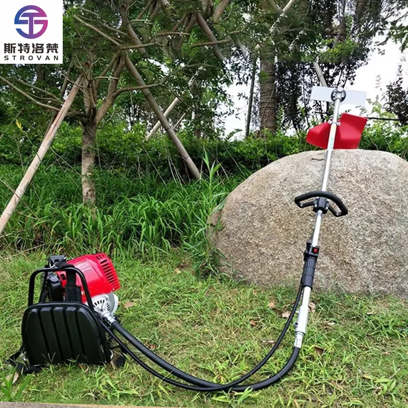 Small  Multifunctional Four-Stroke Lawn Mower High-Power Backpack Engine Construction  Lawn Mower Machinery