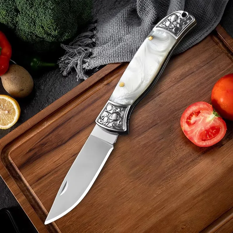 Coltello per disossare pieghevole in acciaio inossidabile mannaia per carne coltello per affettare frutta forgiato a mano coltelli da cucina da