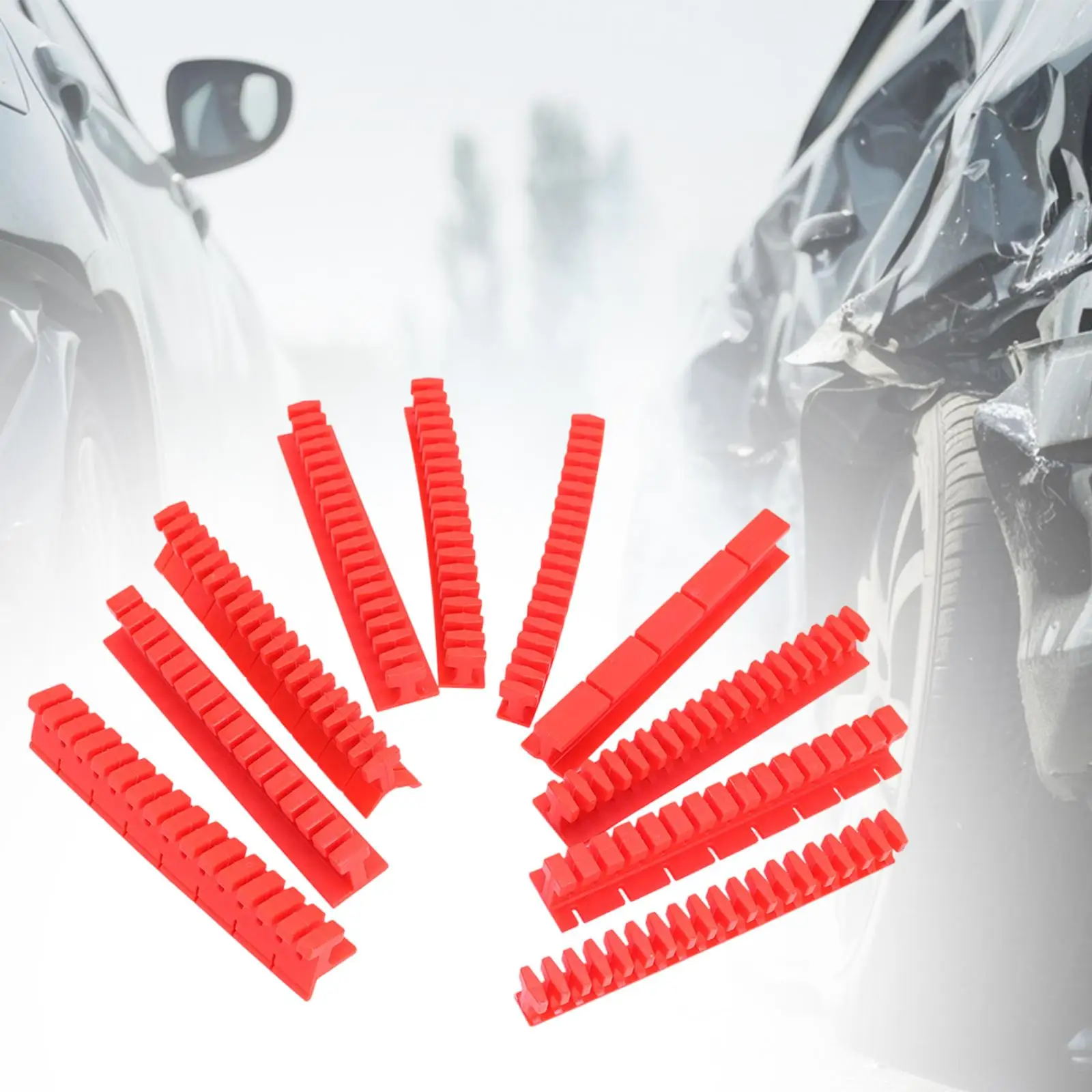 10 Pieces Car Dent Pulling Glue Tabs Lightweight Versatile Dent Repair Tools