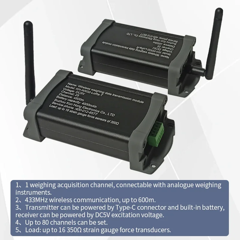 KH Wireless Weighing Module WX-02 Long-Distance Transmission  Realizes Wireless Transmission Of Weighing Station And Instrument