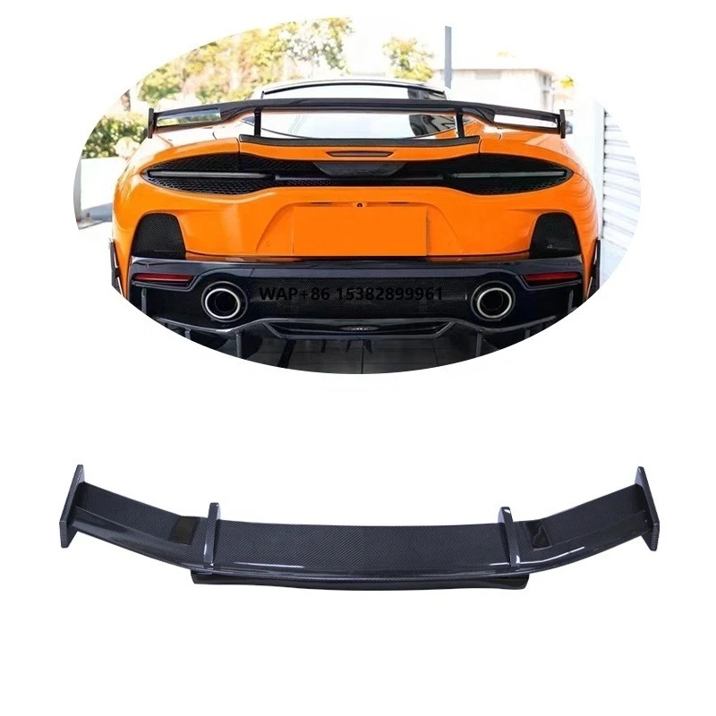 

GT Dry Carbon Fiber Rear Wing for Mclaren GT Dry Carbon Fiber Rear Spoiler for Mclaren GT 2019+ Rear Trunk Lip Spoiler