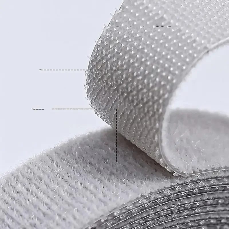 Adhesive Fastener Tape Data Cable Insertion Board Cable Storage Repeated Use Of Zip Ties Cable Tie 1.2cm*5m