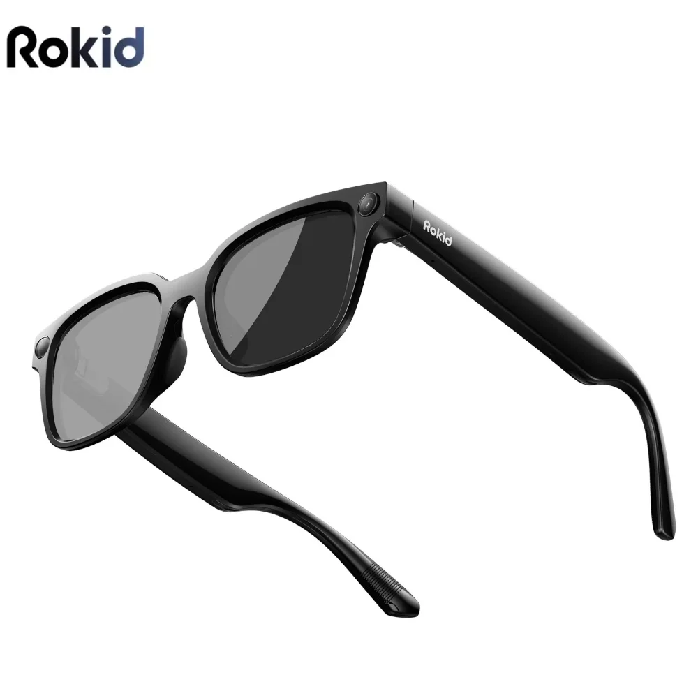 Rokid Style AI Smart Glasses Ultra-Light 38.5g 12MP POV Camera Real-Time Translation Open-Ear Audio Glasses