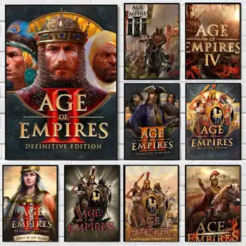 ملصقات عتيقة من لعبة Age of Empires، ديكورات غرف عتيقة لاصقة، ديكورات منزلية، ديكورات مقاهي، ديكورات غرف كاواي 10 best sales عصر الإمبراطوريات - №9