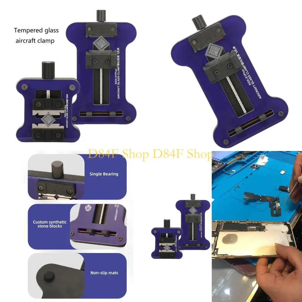 

D84F Профессиональный инструмент для ремонта материнской платы мобильного телефона с надежным зажимом для чипа и печатной платы