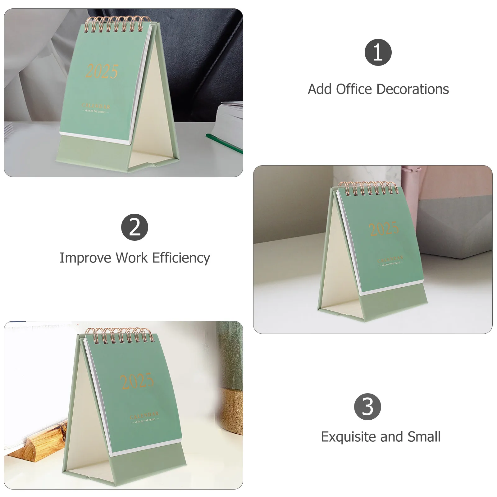 

Mini Desk 2024 2025 Monthly Small Calendars Desk Calendar Small Office Table Desktop Thick Material Sturdy Holder