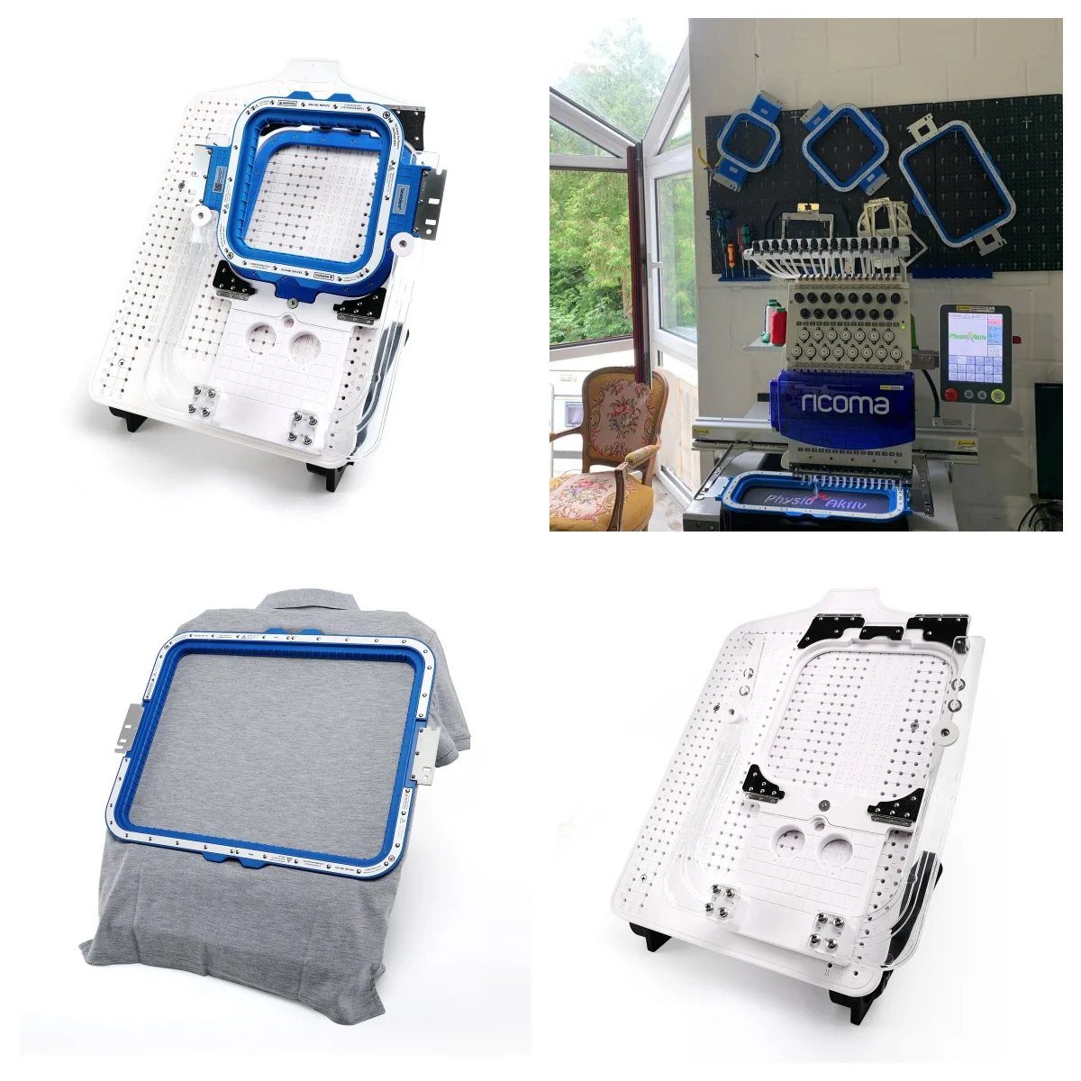 Kit de estación de bordado Brother Hoopmaster, bastidor magnético para bordar, compatible con la máquina de bordar Brother PR Series VR PRS100