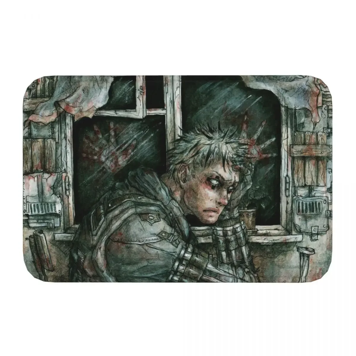 Dorohedoro Cayman Ebisu Fujita Non-slip Doormat Carpet Living Room Bedroom Mat Outdoor Home Modern