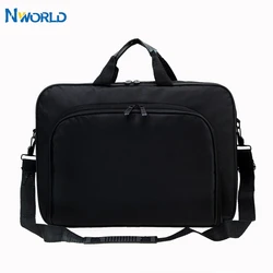 Borsa per laptop da 15,6 pollici 17 pollici Borse per computer portatili in nylon da lavoro Borsa a tracolla per laptop Borsa a tracolla con cerniera Stile semplice