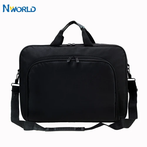 Bolso para ordenador portátil de 15,6 pulgadas y 17 pulgadas, bolsos portátiles de nailon para ordenador, bolso de hombro para ordenador portátil, bolso de hombro con cremallera, estilo Simple
