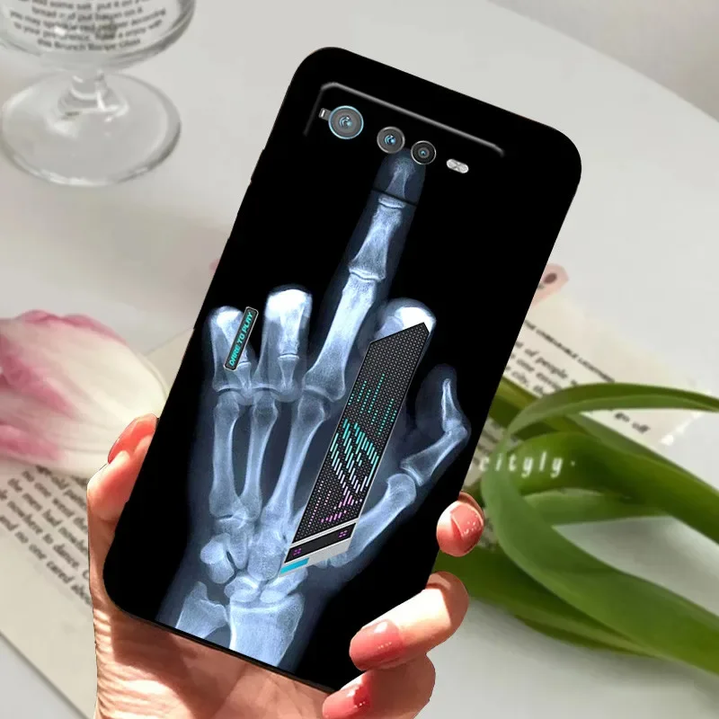 Para ROG Phone 6 Pro funda ROG6 ROG7 moda de lujo silicona TPU funda de teléfono suave para Asus ROG Phone 7 Fundas protectoras Coque