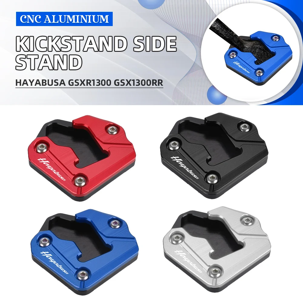

For Suzuki GSXR1300 GSX1300RR Hayabusa 1300 2021 2022 2023 2024 Motorcycle Foot Support Extension Side Stand Pad Enlarge Support