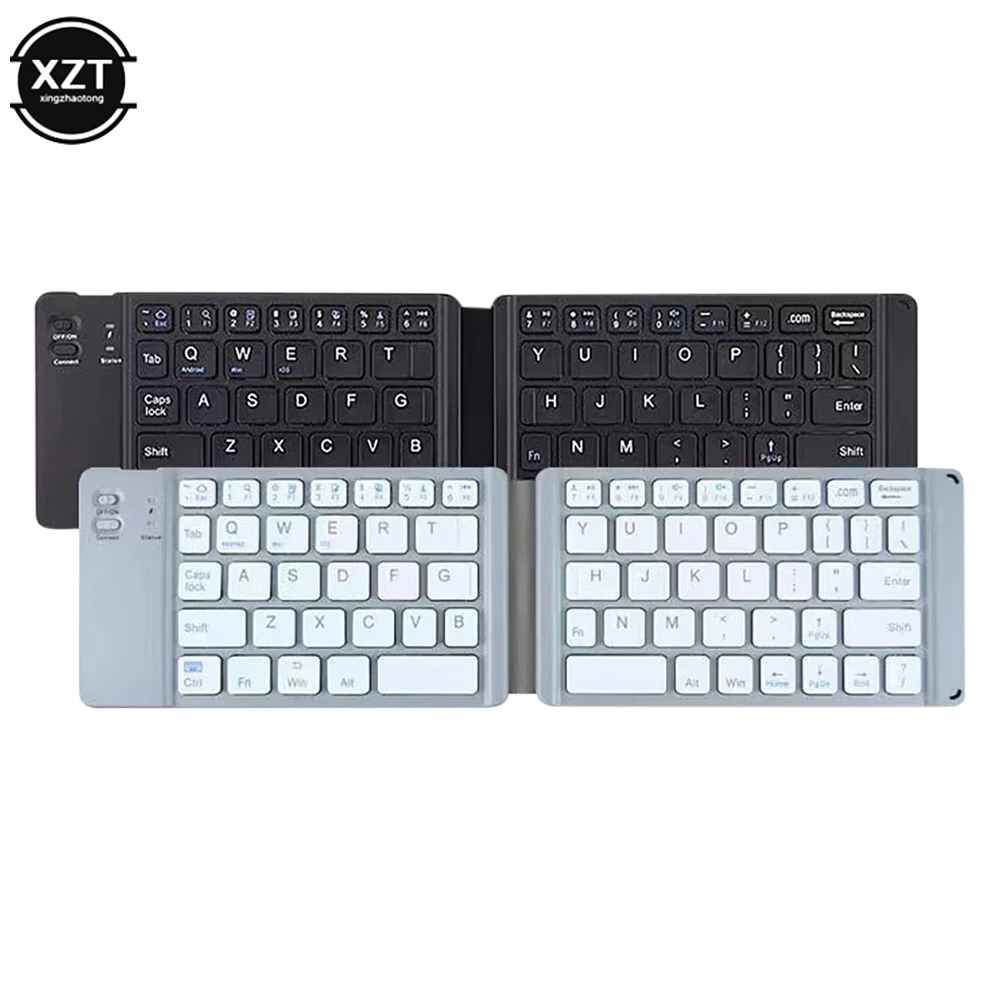 

Portable Wireless Folding Bluetooth Keyboard For Windows Android IOS System Universal Phone Multi-Function Button Mini Keyboard