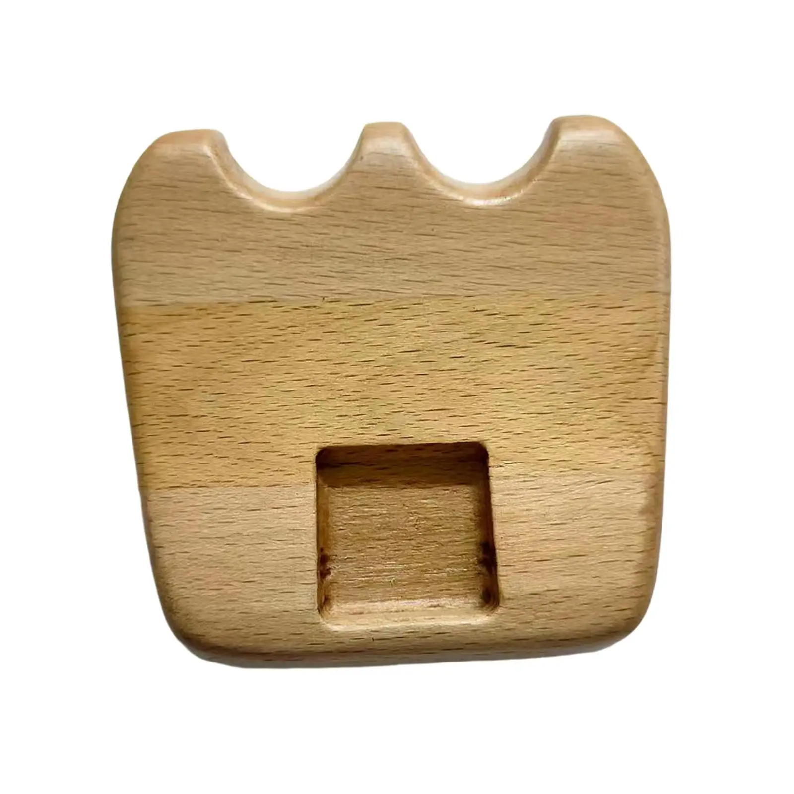 

Professional Snooker Cue Holder Wooden Stand Two Slots Billiard Stick Rest for Entertainment Venue