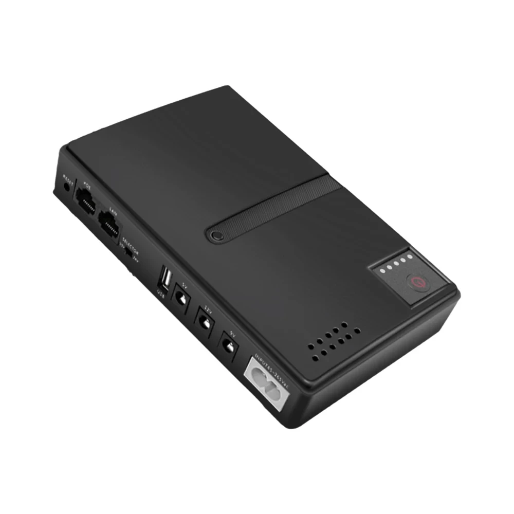 

Large Capacity Multi-Function Mini Portable Uninterruptible Power Supply Backup Power Adapter Wireless Router Emergency