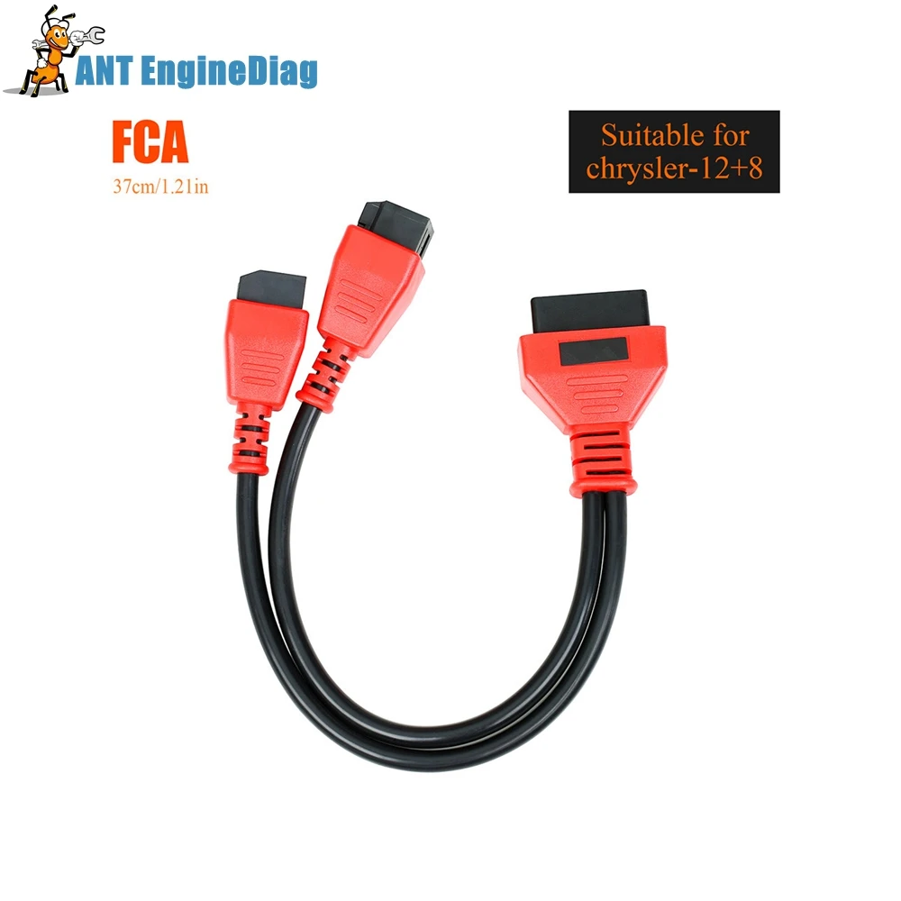 Spedizione veloce per FIAT/ALFA Cavo universale MS906 908 PRO Scanner per Chrysler Works OBD 12 + 8 SGW Bypass Cavo adattatore