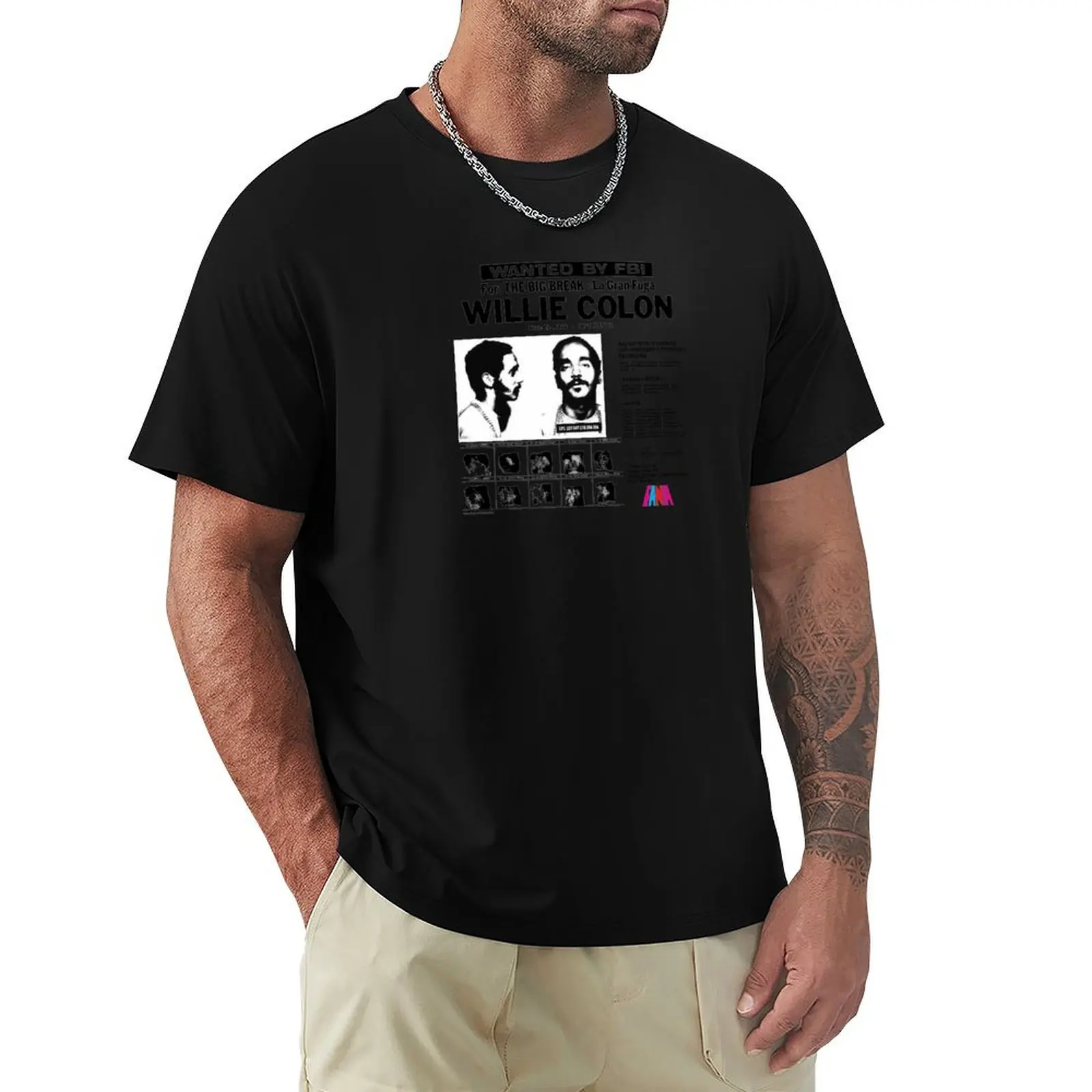 

Willie Colon White T-Shirt funny costumes man clothes heavy weight t shirts for men