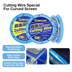 MECHANIC ZM1 QM1 200M Cutting Wire High Hardness Mobile Phone Laptop Straight/Curved LCD Screen Disassembly Line