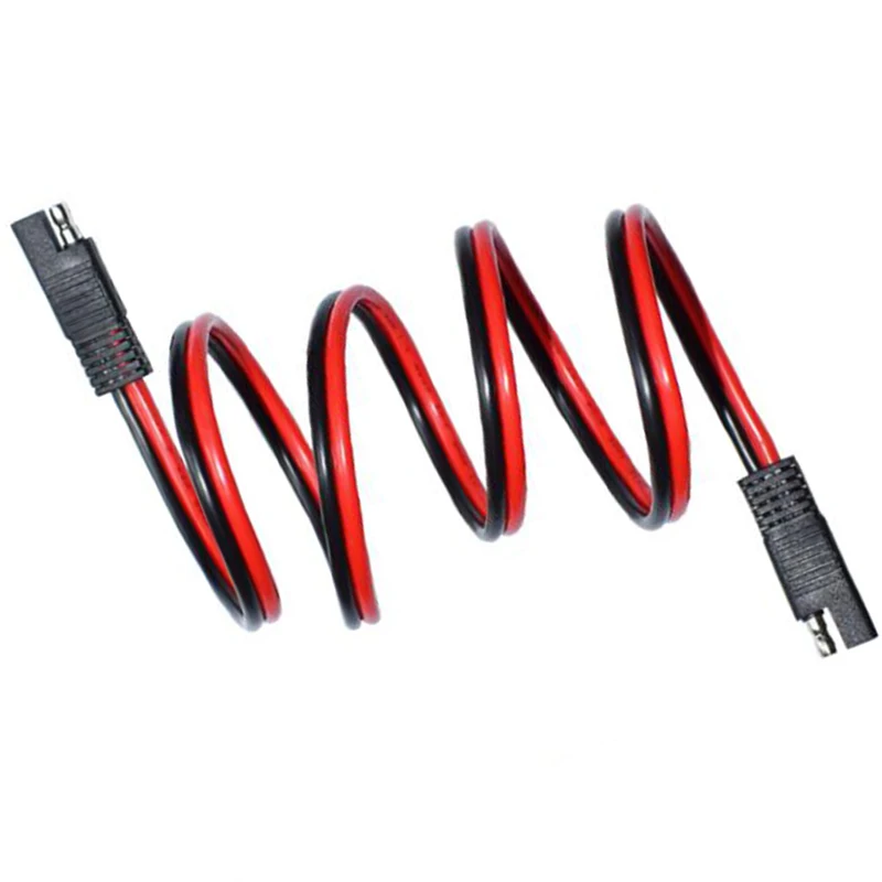 

12AWG SAE Extension Connection Line Double Male Solar Extension Cable 100cm Solar Cell Wire Electrical Equipment